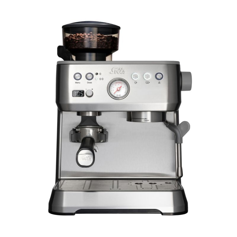 Solis Crema Bar – Machine à espresso avec moulin à café intégré