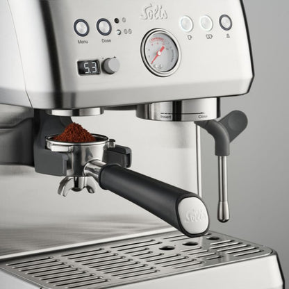 Solis Crema Bar – Machine à espresso avec moulin à café intégré