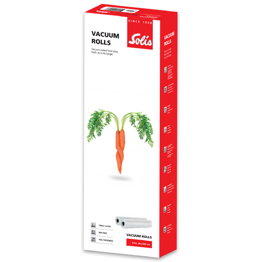 6 Rouleaux Sacs Sous Vide 28cm X 500cm - Réutilisables, Gaufrés Pour Conservation Et Cuisson