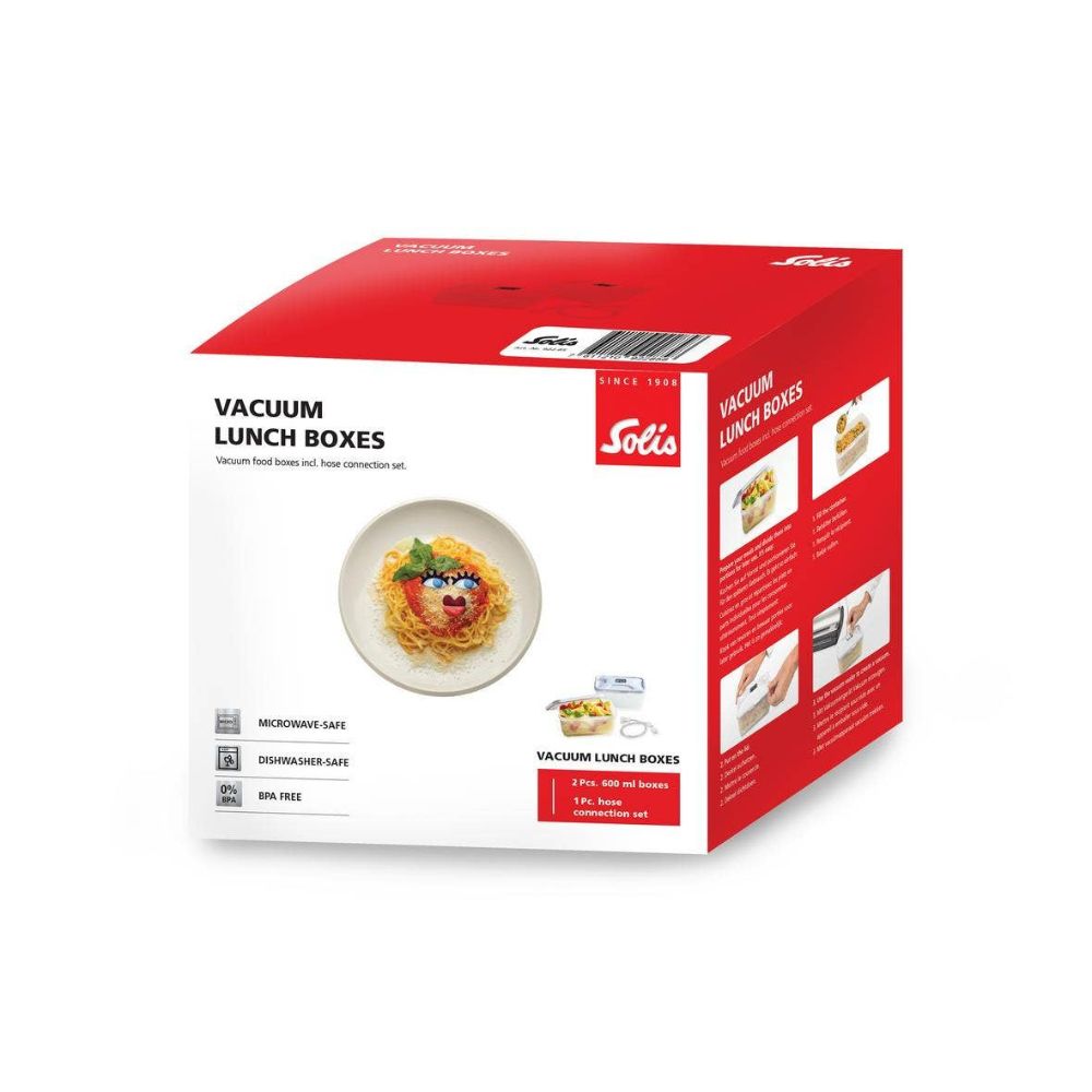 Solis Vakuum-Lunchboxen – 2er-Set à 600ml