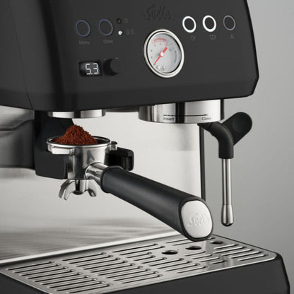 Solis Crema Bar – Machine à espresso avec moulin à café intégré