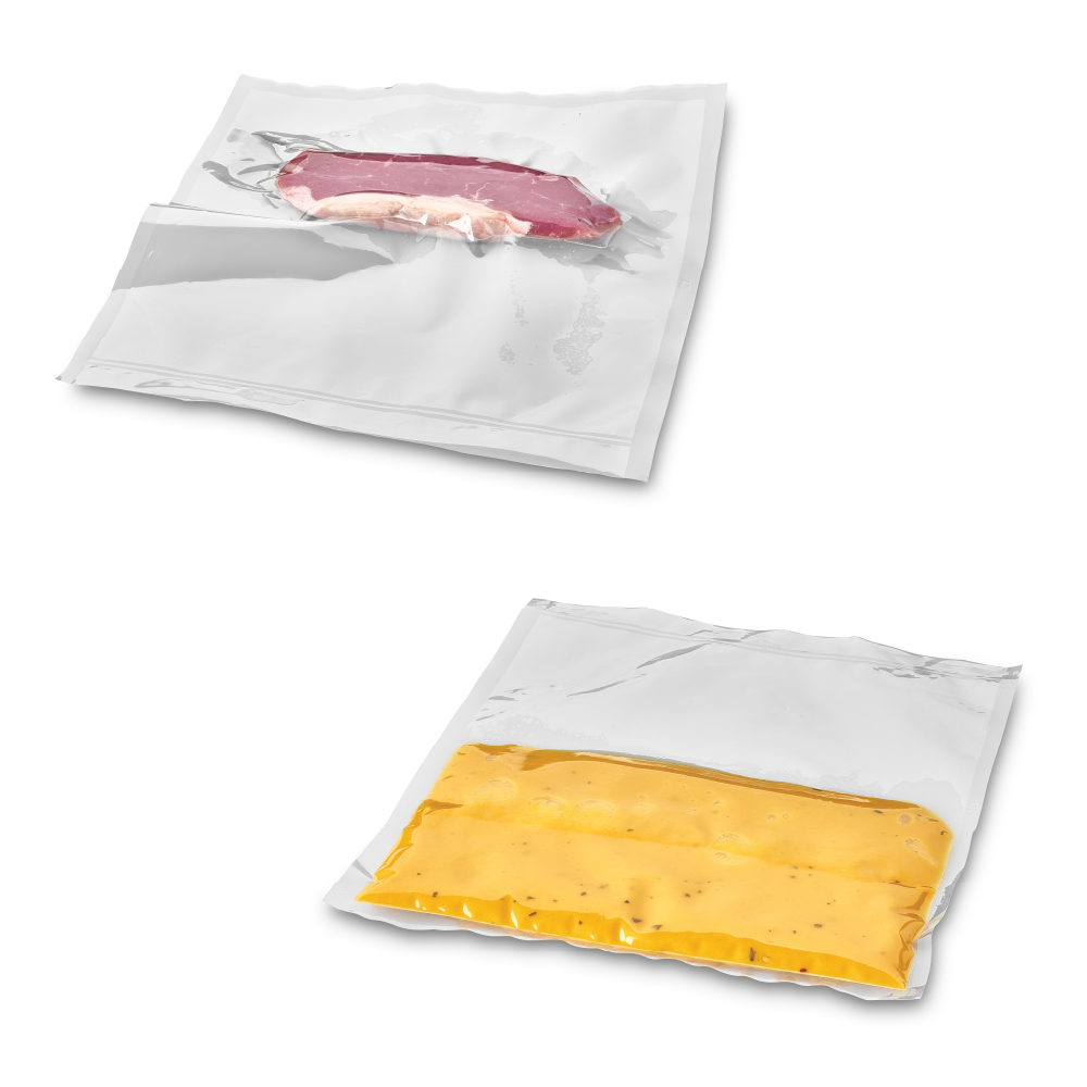 Vakuumbeutel mit Brokkoli und Blumenkohl für Solis Chamber Vac Pro