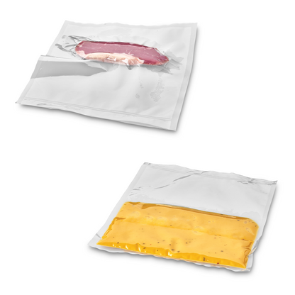 Vakuumbeutel mit Brokkoli und Blumenkohl für Solis Chamber Vac Pro