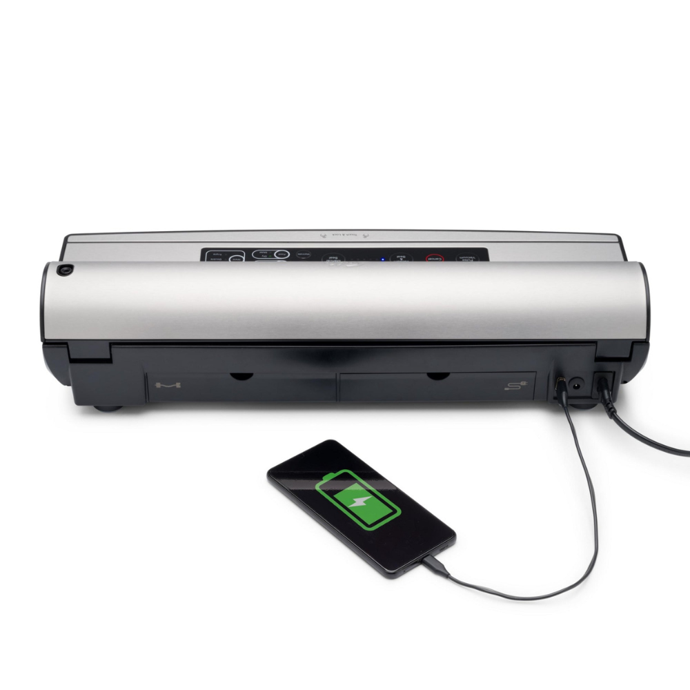 Solis Vac Prestige Maxi Vakuumierer mit USB-Anschluss zum Laden von Smartphones