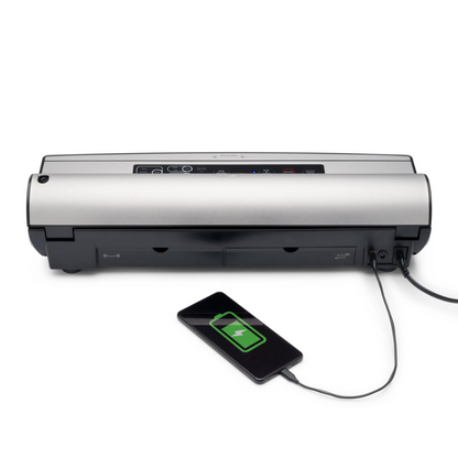 Solis Vac Prestige Maxi Vakuumierer mit USB-Anschluss zum Laden von Smartphones