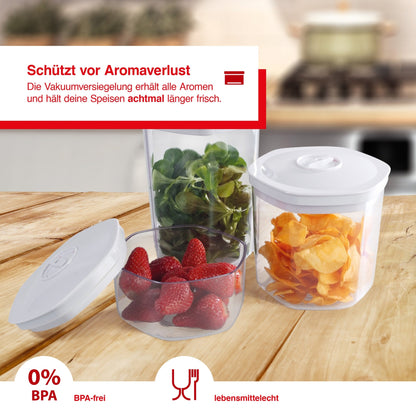 Solis Vakuumbehälter 3er-Set (700ml, 1.400ml & 2.000ml)